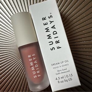 Summer Fridays Dream Lip Oil - Beige Sand Sheer Nude - NEW IN BOX